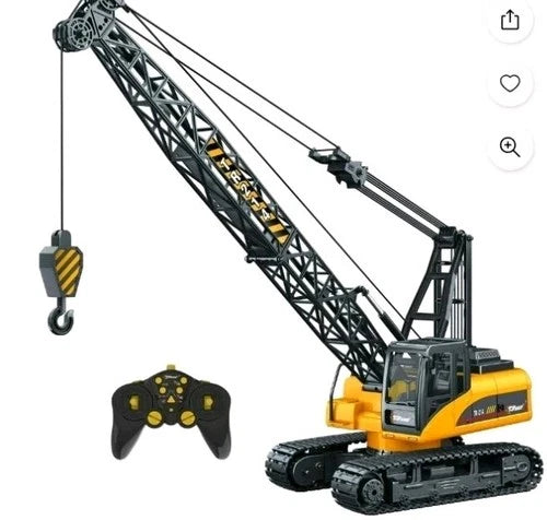 Remote Control Crane 1/14 15 Channel Diecast Construction TR-214 NEW Top Race