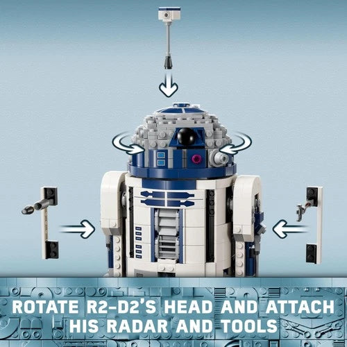 LEGO Star Wars R2-D2 Building Toy Set - Play or Display Star Wars Toy for Boys &