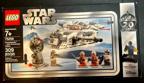 MEOW 75259 Star Wars Snow Speeder 20th Anniversary Edition. New, Sealed, retired