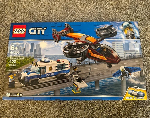 MEOW City Police Diamond Heist (60209) 400pc 6+ Light & Sound 2019 Box