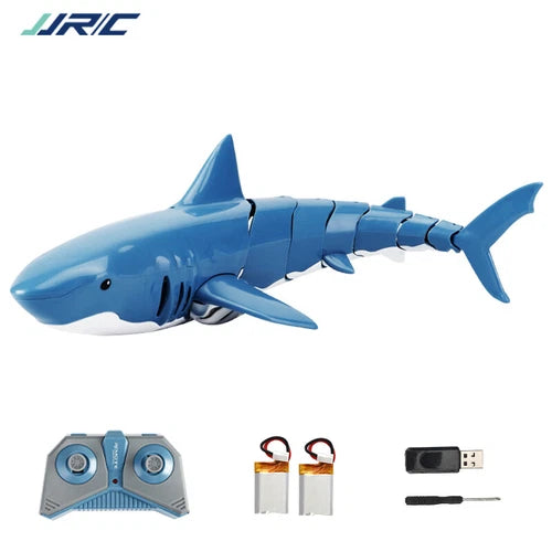 Remote Control Shark Boat RC Toy Shark Pool Lake Boat Shark Gift for Kids Adults
