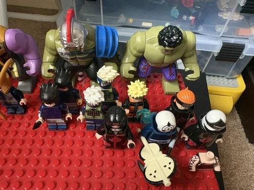 HUGE RARE LEGO MARVEL SUPERHEROES LOT + NARUTO!!!