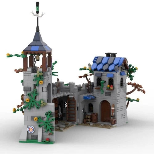 ZITIANYOUBUILD Modular Outpost Castle Forest Hinged Building 1190 PCS MOC-185913