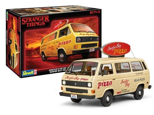 14559 Stranger Things VW T3 Pizza Van 1:25 Scale Model Building Kit