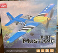 2026 NEW P51 Mustang Fighter 4CH Remote Control Aircraft Model Glider Blue