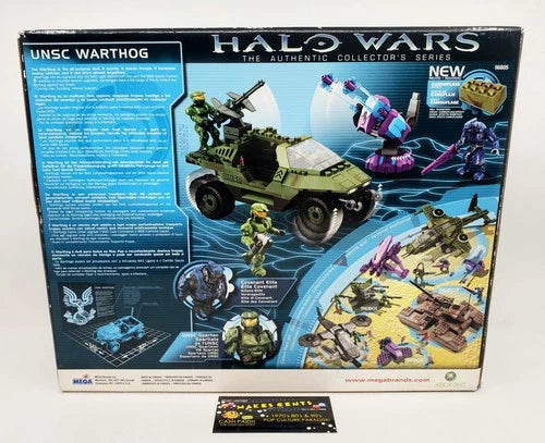MEGA BLOKS Halo Wars UNSC Warthog 96805 Building Set 173pc Camouflage - NEW