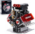 V8 Engine Toy Building Sets - Mini Combustion V8 Engine Model Kit That Runs, Bui