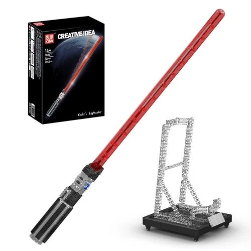 Mould King 10237 Lightsaber Red Building Block Toy Led Kit Collectibles DIsplay