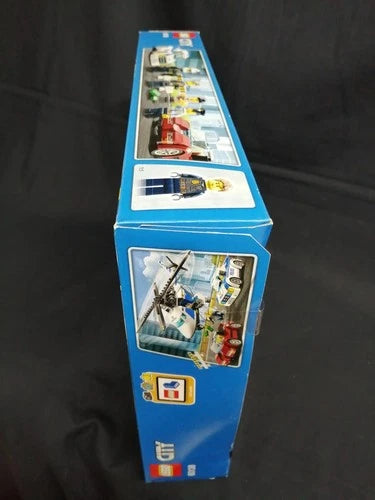 LEGO Bricks Police Helicopter and Car Used