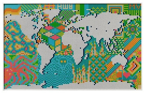 Art: World Map (31203) - 100% complete New Sealed (bagged)
