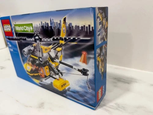 LEGO World City 7044 Rescue Chopper Helicopter 2004 NEW Factory Sealed