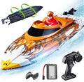 BEZGAR RC Boat, 12 inch Self-Righting Remote Control Boat for Kids and Adults, 2