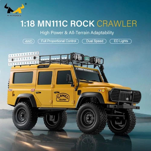 1/18 RC Crawler Car Two Speed Full Proportional Remote Control 4WD OffRoad Truck