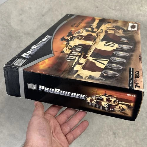 Mega Bloks ProBuilder M1A1 Abrams Tank Set 9734 Sealed NIB 850 Pc - 2002