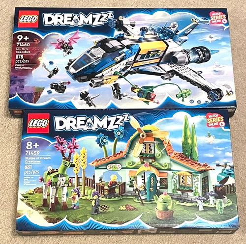 MEOW Dreamzzz Set 71459 Stable of Creatures 71460 Mr Oz's Spacebus Sealed In Box