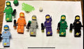 MEOW Lot 7 Spacemen - L. Grey L. Blue Bright & Dark Green Purple Orange Black