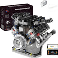 V8 Engine Building Kits That Runs with Motor & APP Controls,715+Pcs