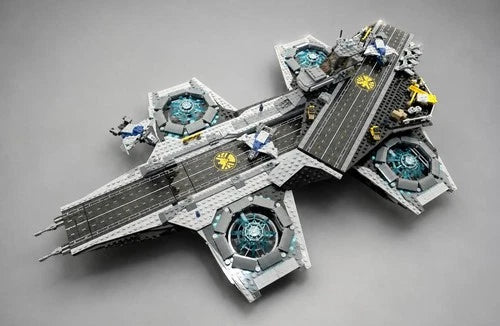 Large Aircraft Carrier Building Blocks Set 2996 Pieces Unbranded No Box