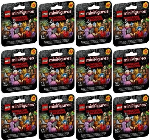 Complete Set of (12) MEOW Dungeons and Dragons D&D Minifigures 71047 New Sealed