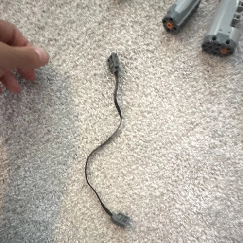 LEGO Power Functions Motor w Battery Box & Cables Gray/Black (Lot)