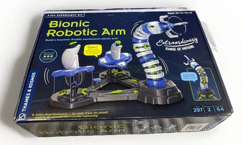 Thames & Kosmos Bionic Robotic Arm STEM Experiment Kit Build a Mechanical Arm, N