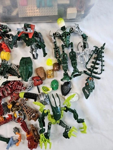 LEGO Bionicle Technic Hero Factory Masks Parts Extra Lego Bulk Lot 9lbs