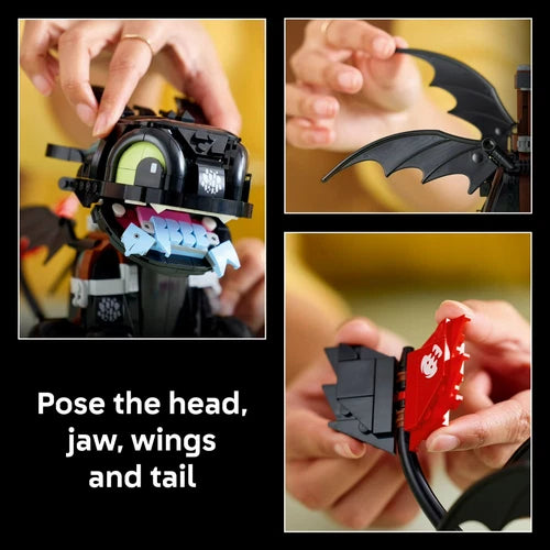 LEGO Icons How to Train Your Dragon Toothless Building Set 10375