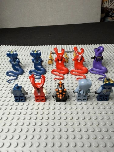 LEGO Ninjago Serpentine Minifigure Lot Fangtom Skales Pythor Snakes Rare