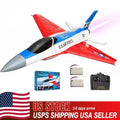 US Volantex F16 Fighter 2.4G 2CH RC Airplane Remote Control Aerobatic RTF Glider