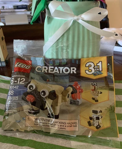 NEW POLYBAG 30542 LEGO CREATOR 2018 3 IN 1 PUG DOG/TURKEY/KOALA WITH 68 PIECES