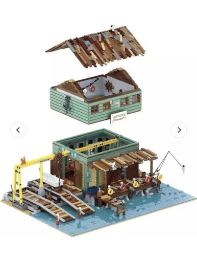 Harbortown Ship Repair Yard Building Block Set UrGe 30106 New