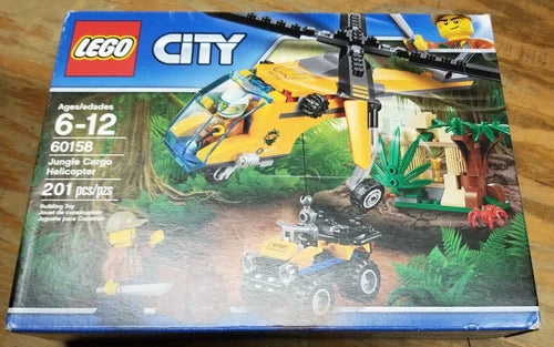 LEGO CITY: Jungle Cargo Helicopter (60158) New Box Damage