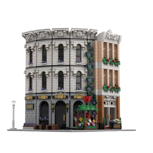 Birch Bank Modular Building Blocks MOC Bricks Toy Set 2781pcs for Adults & Kids