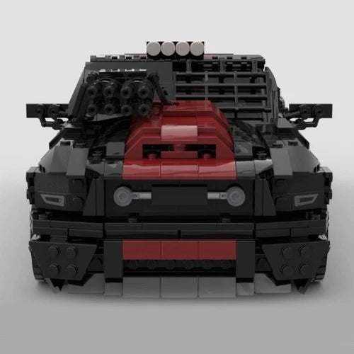 Ford Mustang Death Race Racing Car Model Building Block Kits