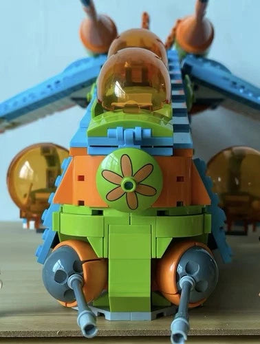 Custom Star Wars republic gunship Scooby doo mystery machine MOC building set