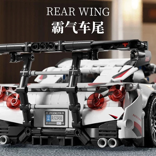 1209PCS Nissan GT-R R35 Nismo Sports Car Building Blocks Racing Model Brick Set