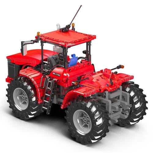 Mould King 17082 Remote Controlled Tractor Red Car Model Building Block Toy Gift