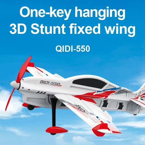 QIDI-550 3D RC Airplane 500MM Wingspan One-Key Hanging Stunt with 6-Axis Gyro