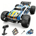 1:10 Large RC Monster Truck 48+KM/H 4WD Offroad Remote Control Car 2 Batteries