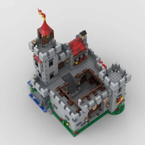 New Medieval Castle Fortress 1516Pcs Building Blocks Architecture Set Unbranded