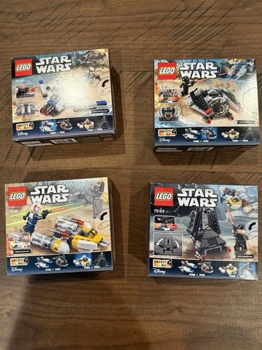 LEGO Star Wars Microfighters 2017 Series 4 Complete Set NEW Sealed