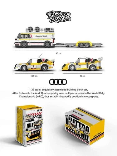 Happy Build PB8812 Team Audi S1 Sport Quattro Class B Building Blocks Set