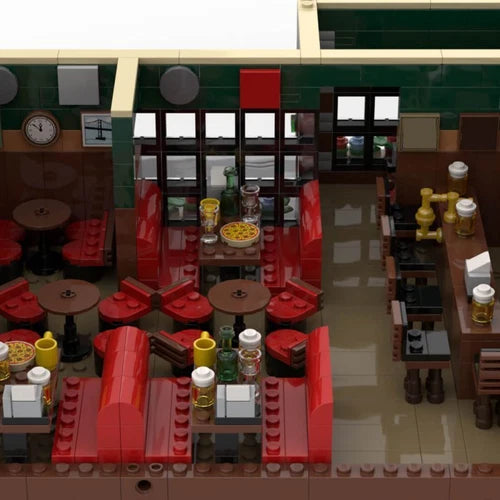 Modular Apartment Ground Floor Only 1588 Pieces MOC-92501 Building Blocks Toys