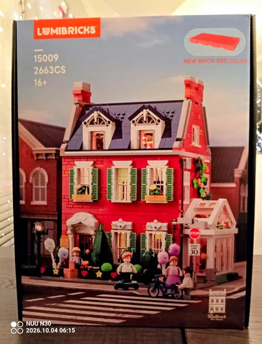 LUMIBRICKS 15009 Redbrick House 2663 Piece Building Set New