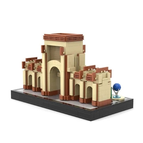MOC-217466 NEW DIY Universal Studios Orlando Gate Building Block Assembly Constr