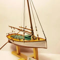 1/35 Scale Wooden Sailboat Model Building Kit DIY Assembly Ship Craft Decor