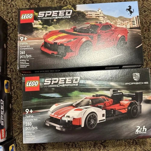Lot of 5 – LEGO Speed Champions 76900 76901 76914 76915 76916 — New Sealed (U1)