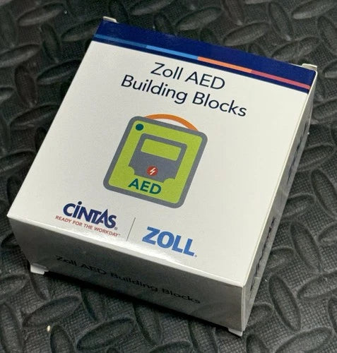 *RARE* Cintas Zoll AED Building Blocks Promotional Christmas Gift Set BRAND NEW!