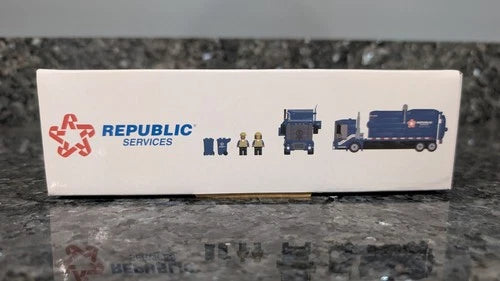 Republic Services Garbage Truck Building Blocks Set Side Load Truck