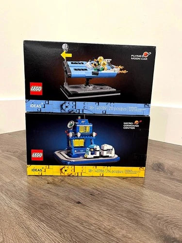 LEGO Ideas GWP Lot 40789 40786 Flying Moon Car + Micro Command Center New Sealed